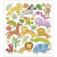 Stickers, sheet 15x16.5 cm, 30 pc, 1 sheet [HOB-29077]