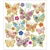 Stickers, sheet 15x16.5 cm, 21 pc, 1 sheet [HOB-29081]