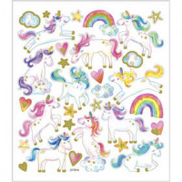 Stickers, sheet 15x16.5 cm, approx. 31 pc, 1 sheet [HOB-29121]