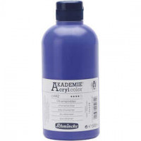 Schmincke AKADEMIE® Acryl color, semi-transparent, good fade resistant, 500 ml, ultramarine blue (442) [HOB-31868]