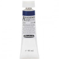 Schmincke AKADEMIE® Acryl color, opaque, good fade resistant, 60 ml, cobalt blue hue deep (443) [HOB-318690]