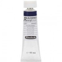 Schmincke AKADEMIE® Acryl color, semi-transparent, 60 ml, prussian blue (447) [HOB-318720]