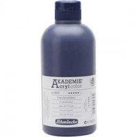 Schmincke AKADEMIE® Acryl color, semi-transparent, 500 ml, prussian blue (447) [HOB-31872]