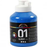 A-Color Acrylic Paint, 500 ml, primary blue [HOB-32008]