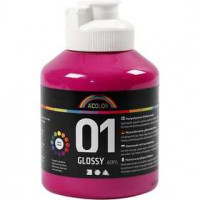 A-Color Acrylic Paint, 500 ml, pink [HOB-32020]