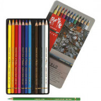 Pablo Pencils, L: 17 cm, lead: 3.8 mm, 12 pcs, asstd colours [HOB-34098]