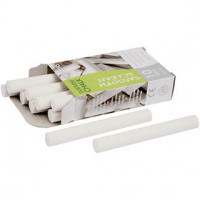 Chalkboard Chalk, L: 8 cm, D: 10 mm, 10x10 pcs, white [HOB-34475]