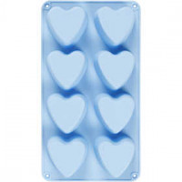 Silicone Mould, hole size 70x60 mm, 100 ml, 1 pc, light blue [HOB-37134]