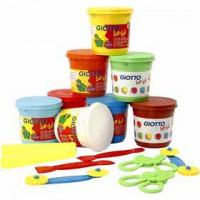 Modelling Clay, 8x220 g, asstd colours [HOB-37300]