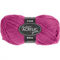 Fantasia Acrylic Yarn, L: 80 m, 50 g, cyclamen [HOB-421706]