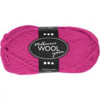 Melbourne Yarn, L: 92 m, 50 g, neon pink [HOB-44709]