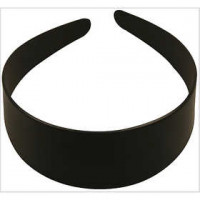 Hair Band, W: 48 mm, 20 pcs, black [HOB-47417]