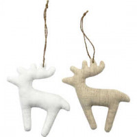 Fabric Figures, size 11x11.5 cm, thickness 2 cm, 6 pcs [HOB-49510]