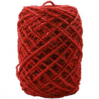 Natural Hemp, thickness 1-2 mm, 150 m, red [HOB-503238]