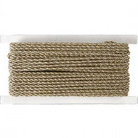 Cord, thickness 2 mm, 5 m, gold [HOB-503241]