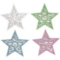 Felt Stickers, D: 46 mm, thickness 1 mm, 20 pcs [HOB-504560]