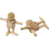 Elastic Figure, H: 8 cm, 5 pcs, china berry [HOB-512911]