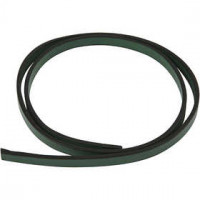 Faux Leather Belt, W: 10 mm, thickness 3 mm, 1 m, green [HOB-51489]