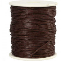 Cotton Cord, thickness 1 mm, 100 m, brown [HOB-51512]