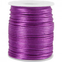 Satin Cord, thickness 2 mm, 50 m, purple [HOB-515515]