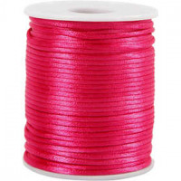 Satin Cord, thickness 2 mm, 50 m, pink [HOB-515516]