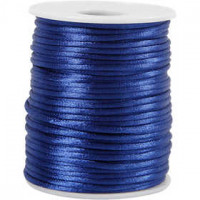 Satin Cord, thickness 2 mm, 50 m, dark blue [HOB-515517]