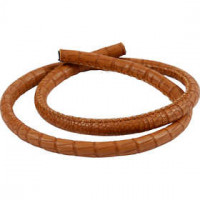 Crocodile Cord, thickness 6 mm, 50 cm, brown [HOB-51562]