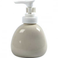 Soap Pump Dispenser, H: 11 cm, 6 pcs, white [HOB-55999]