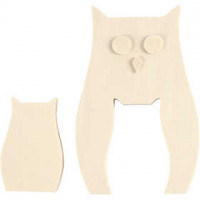 2in1 Figure, H: 6+11.5 cm, W: 3.8+7.5 cm, 1 set, plywood [HOB-56151]