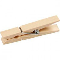 Clothes Pegs, L: 48 mm, W: 6 mm, 50 pcs, birch [HOB-564550]