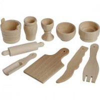 Kitchen Tools, L: 40-60 mm, 50 pcs, birch [HOB-56470]