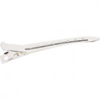 Hair Clips, W: 4 mm, L: 9 cm, 10 pcs, silver-plated [HOB-60089]