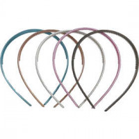 Hair Band, W: 10 mm, 10 mixed, mother of pearl colo [HOB-60100]