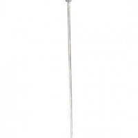 Head Pins, L: 50 mm, 30 pcs, silver-plated [HOB-602080]