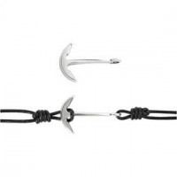 Jewelery Clasp, L: 40 mm, W: 25 mm, 1 pc, silver-plated [HOB-61153]