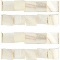 Mother of Pearl Beads, D: 12 mm, hole size 1 mm, 264 pcs, mother-of-pearl [HOB-631699]