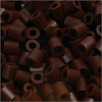 Fuse Beads, size medium mm, size 5x5 mm, 1100 pcs, brown (32229) [HOB-751030]