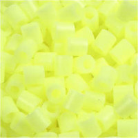 Fuse Beads, size medium mm, size 5x5 mm, 6000 pcs, pastel yellow (32244) [HOB-751161]