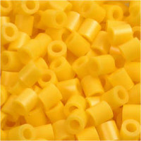 PhotoPearls, size 5x5 mm, hole size 2.5 mm, 6000 pcs, yellow (14) [HOB-75514]