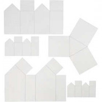 Casting Mould, H: 6-14.5 cm, thickness 0.5 mm, 5 pcs, transparent [HOB-78643]