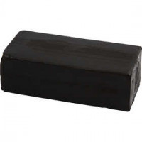 Soft Clay, size 13x6x4 cm, 500 g, black [HOB-78680]