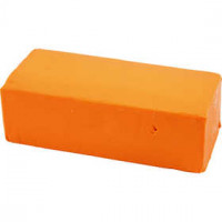 Soft Clay, size 13x6x4 cm, 500 g, neon orange [HOB-78689]