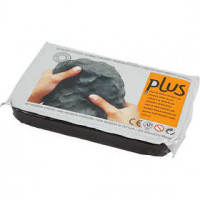 Self-Hardening Clay, 12x1000 g, black [HOB-78903]