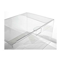 Plastic Gift Boxes 15.6x10.8x7.6cm Crystal Clear with Autolock Bottom (25 pieces) [FPLB214]