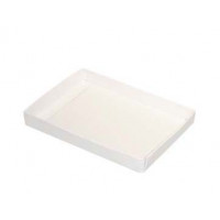 Kraft Gift Boxes White 12.4x1.6x17.1cm (25 pieces) [WH2]