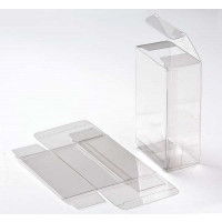 Plastic Gift Boxes 6.7x3.8x11cm Crystal Clear (25 pieces) [FB126]
