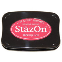 Ink Pads Stazon Blazing Red (1 pc) [SZ-000-021]