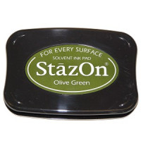 Ink Pads Stazon Olive Green (1 pc) [SZ-000-051]