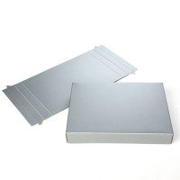 Kraft Gift Boxes Grey 13.7x1.6x19.1cm (25 pieces) [GY1]