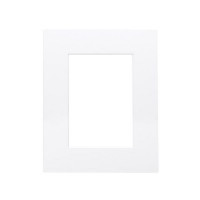 Mount Board "slide in" 20.3x25.4cm White with 11.5x16.5cm Window (10 pieces) [MS40001]